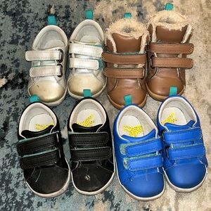 4 pairs of size 4.5 Ten Little shoes